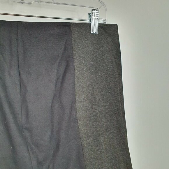 Halogen Gray Black Stretch Ponte Knit Pencil Skirt - Picture 5 of 5